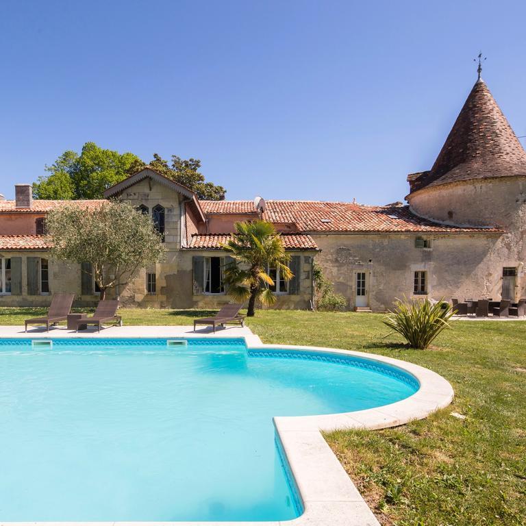Chateau De Puyrigaud Panzió Léoville Kültér fotó